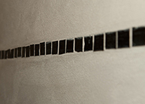 Douche et enduit mural