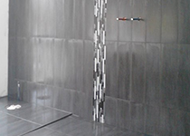 Douche sans seuil