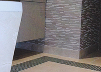 Salle de bain et douche en céramique et marbre